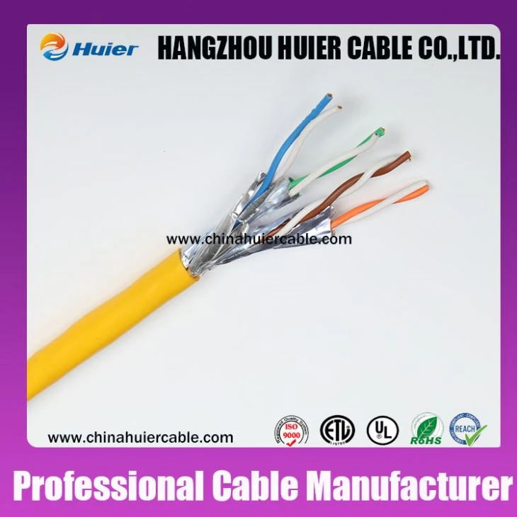 Round Flat Cat3 Cat5 Cat5e Cat6 UTP 2/4/6/8 Pair Lan Cable Network Cable Ethernet Cable